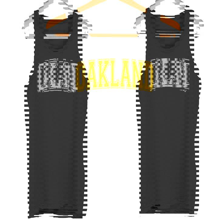 Oaklandarsityports アスレチックジャージスタイル タンクトップ