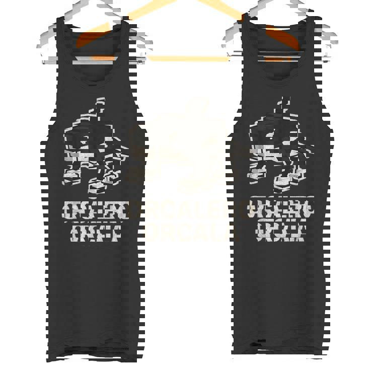 Orcalero Orcala 面白いイタリアンブレインロットスラングゲームミーム タンクトップ