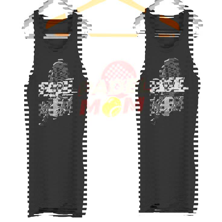 Padel Mom Padel Tennis Sport Racket & Ball Parent Athlete Tank Top