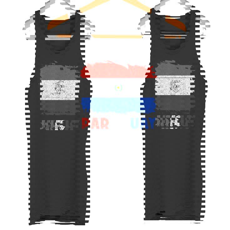 Paraguayan Pride Drapeau Paraguayen Avec Racines Paraguayennesintage Débardeur e