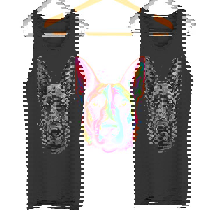 Pastor Belga Malinois Colorido Maligator Camiseta sin mangas