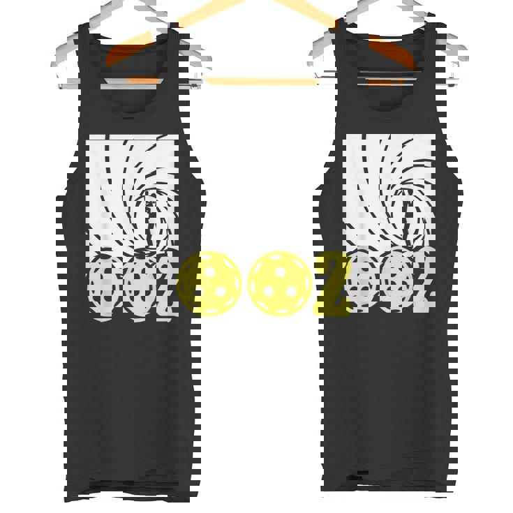 Pickleball 002 スパイパロディ 面白いピックルボールパドルプレーヤー タンクトップ