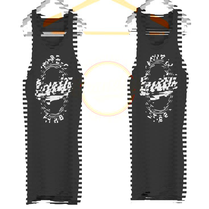 Promoted To Grandpa 2026 oon To Be Grandpa Est 2026 タンクトップ