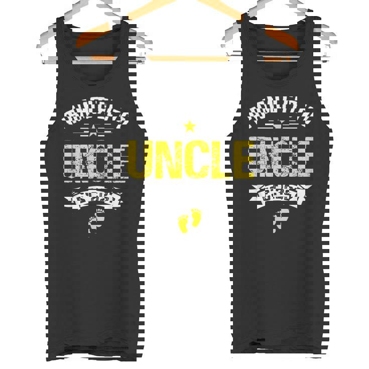 メンズ Promoted To Uncle Est 2027Oon To Be Dad タンクトップ