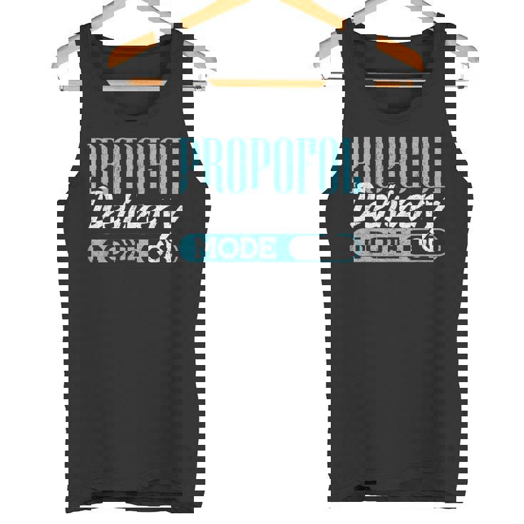 Propofol Delivery Mode On 麻酔科医 タンクトップ