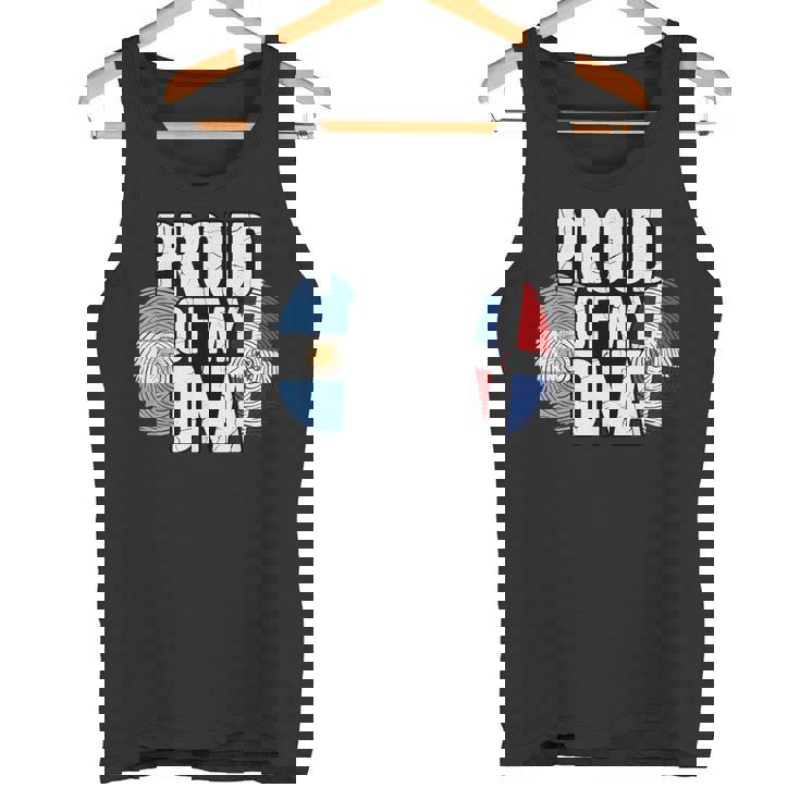 Proud Of My DNA Argentinian Dominican Roots Argentina Tank Top