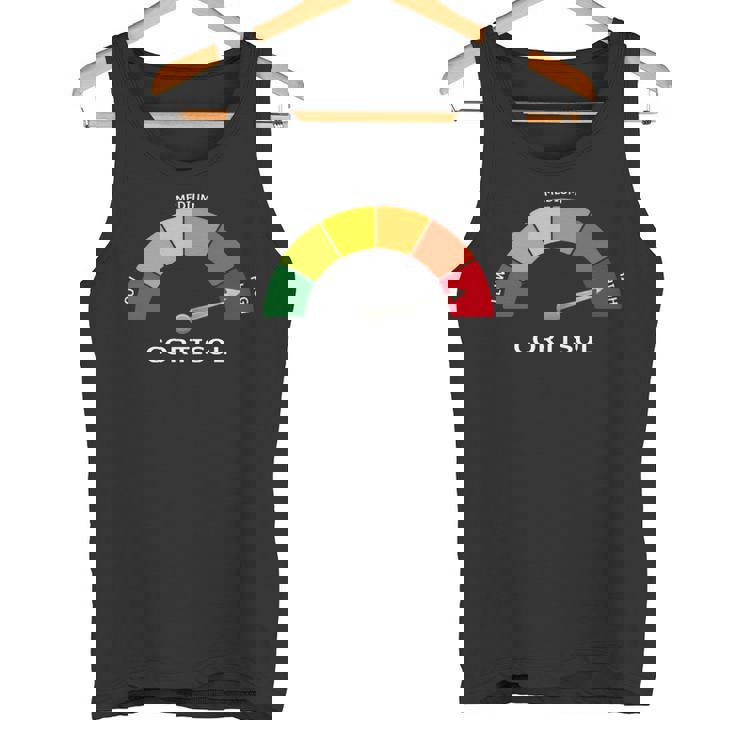 Pure Cortisol 面白いストレスメーターで走る 長袖tシャツ タンクトップ