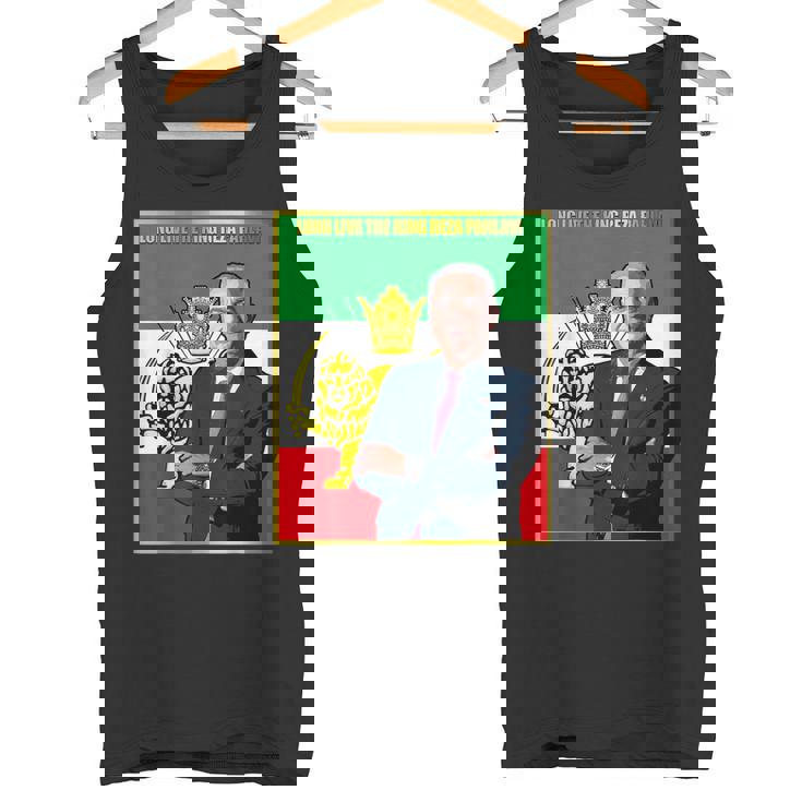 Rey Reza Pahlavi Con Bandera Camiseta sin mangas