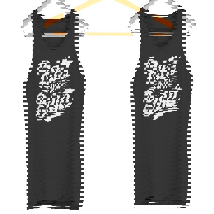 Risk It For The Brisket Bbqジョーク タンクトップ