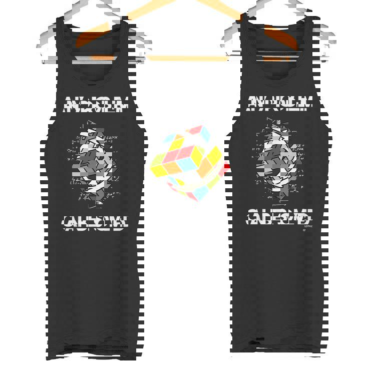 Rubik's Cube マジックキューブ レトロ ルビ ヴィンテージ オタク タンクトップ