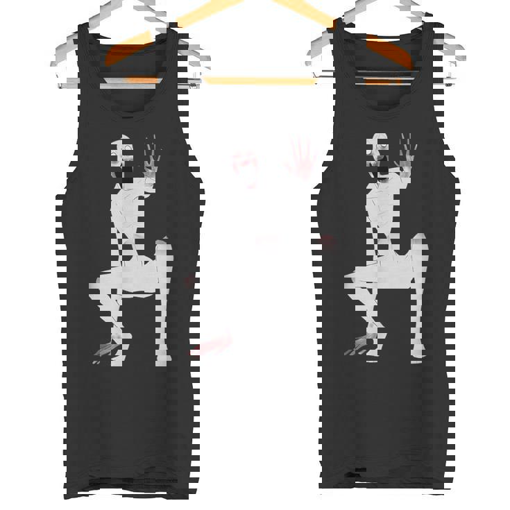 Scp 096 シャイガイ封じ込め違反怖い タンクトップ