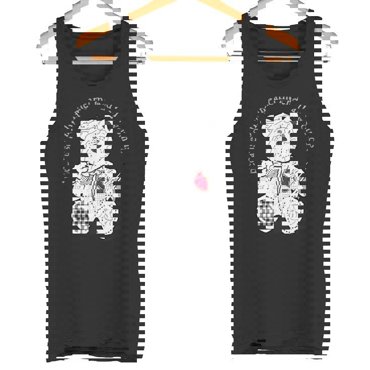 Scp-2295 The Bear With A Heart Of Patchworkcp タンクトップ