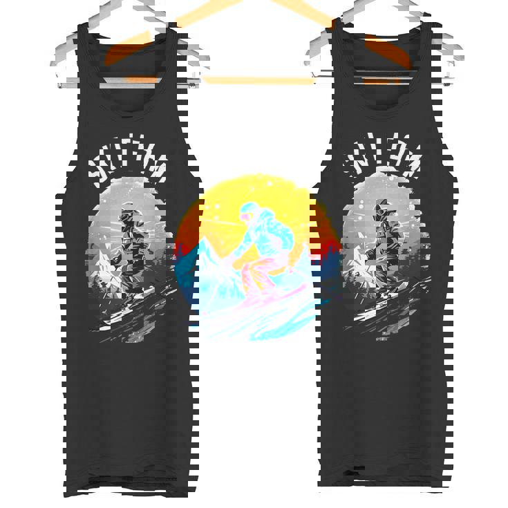 Ski Team スキーチーム スキーヤー スクール スキー旅行 スキーチーム クルー スキー タンクトップ