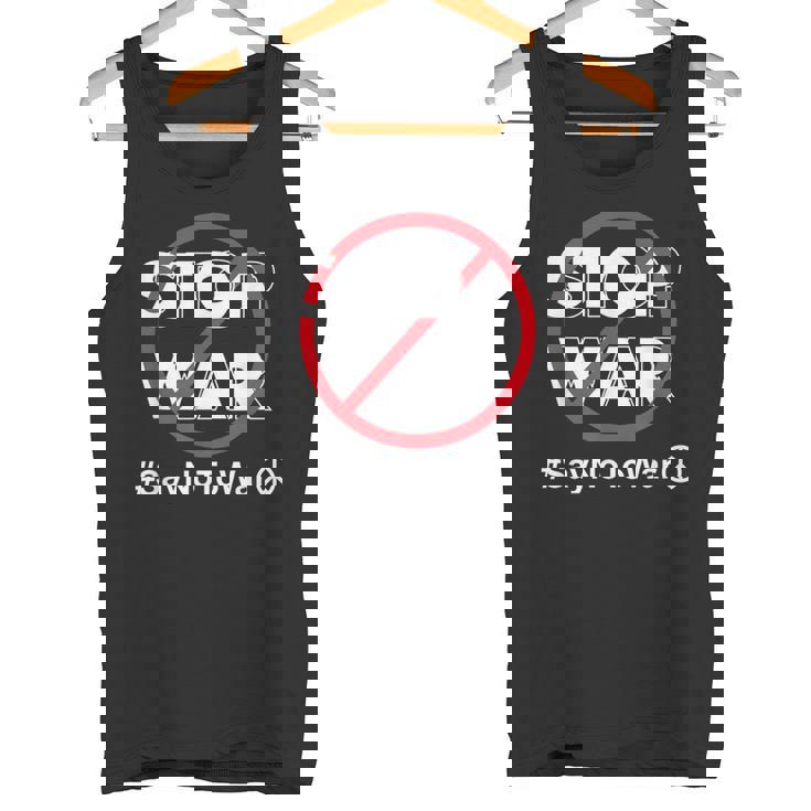 Stop Waray No To War Pleasetop Wars No War タンクトップ