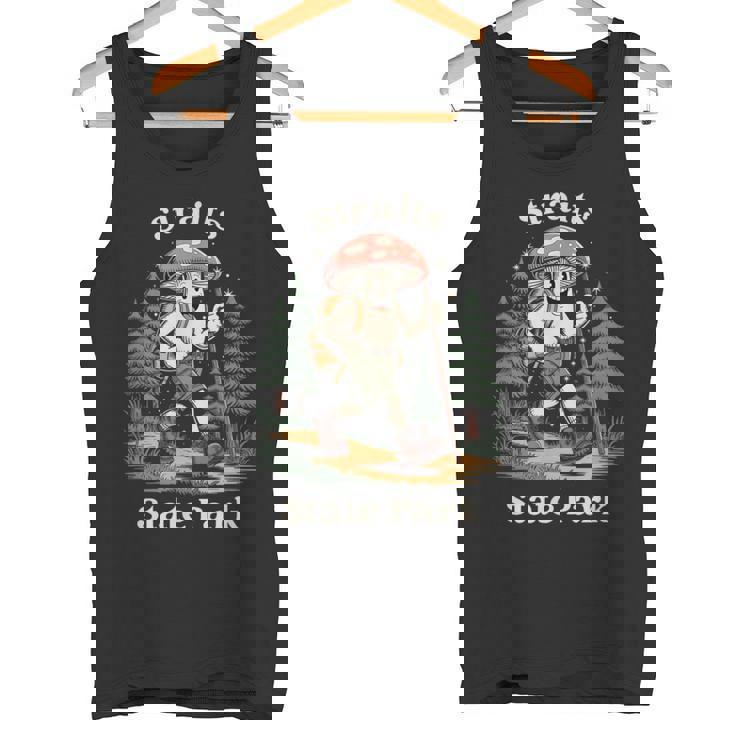 Straits State Park Michigan Hiking Mushroom Vacation Tank Top