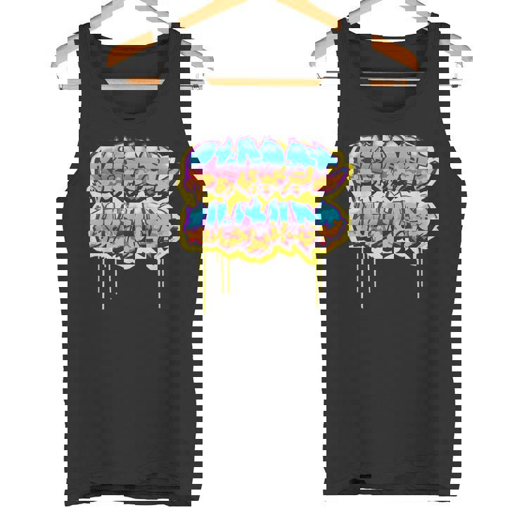 Street Culture グラフィティ・スタイルのアーバン・ストリートウェア タンクトップ