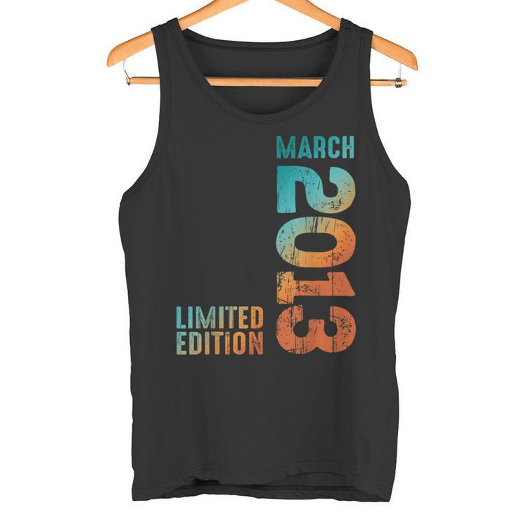 Superbe Édition Limitée Mars 2013 Rétro 2013Intage 2013 Débardeur e