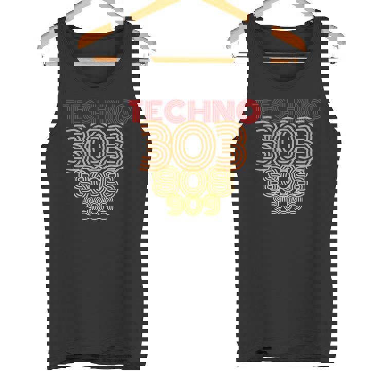 Synthesizer Techno 303 808 909 For Fans Of Analogueounds タンクトップ