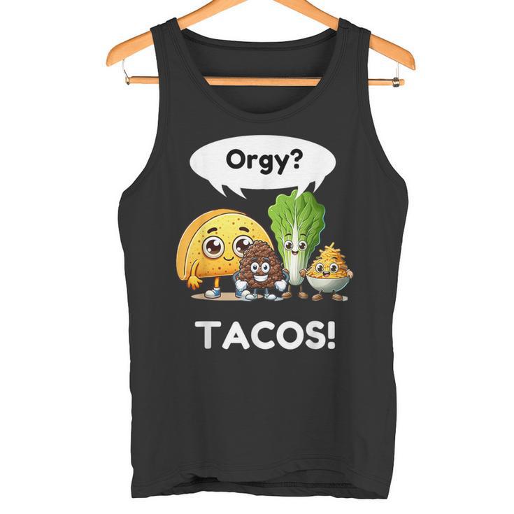 Taco Drôle Orgie De Tacos Cinco De Mayo Chemise Tacos Débardeur e