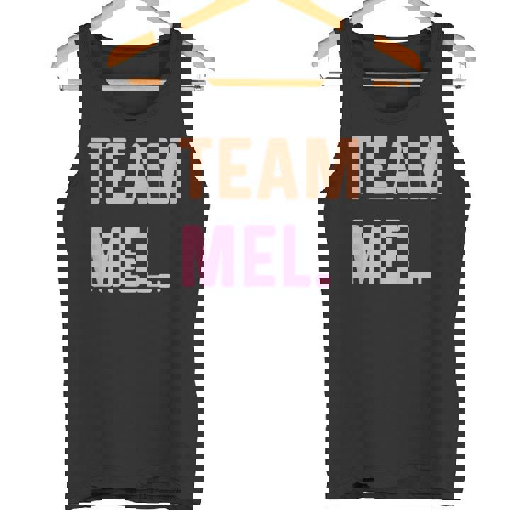 Team Mel 名前 タンクトップ