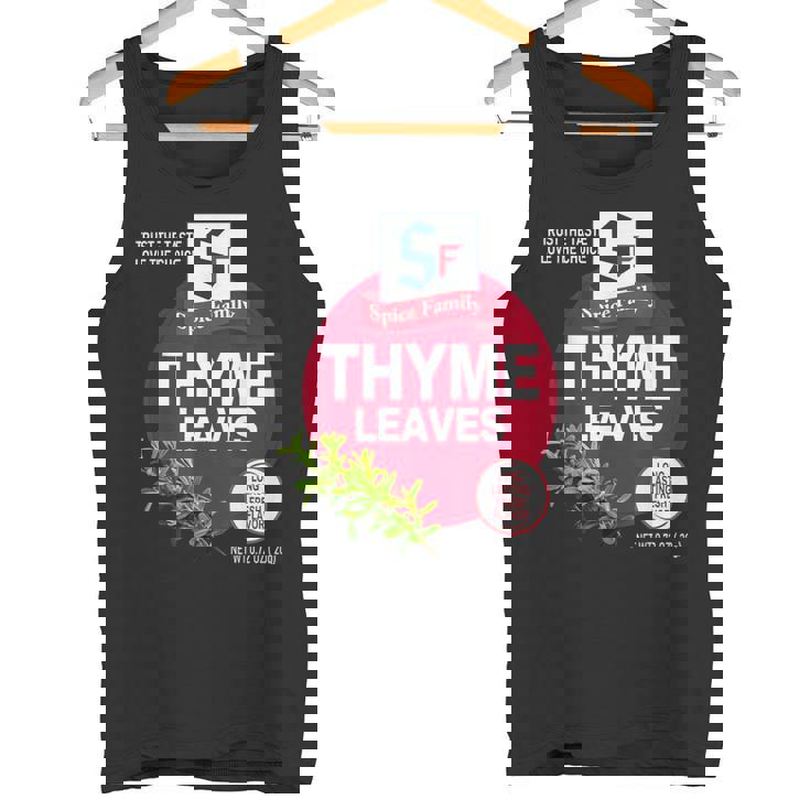 Thyme Leaves Halloween Spice Costume Group Matching Tank Top