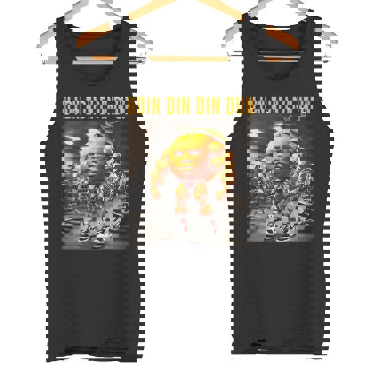 Udin Din Din Dun マッスルオレンジ イタリアンブレイン ロート キッズ ミーム タンクトップ