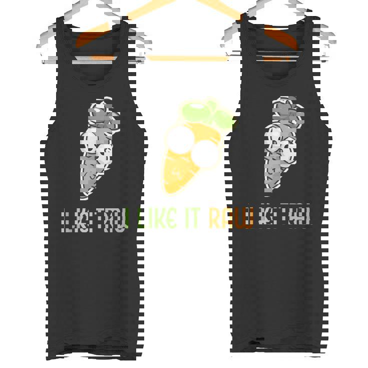 Vegetable Carrot I Like It Raw Vegan Lifestyle Tank Top Tank Top