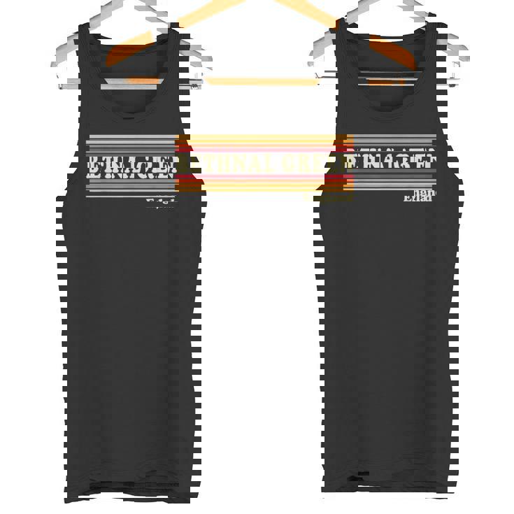 Vintage 80s Bethnal Green England Retro Graphic Tank Top