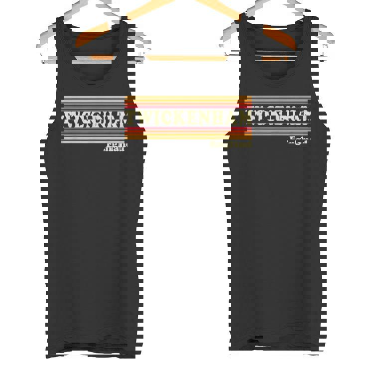 Vintage 80s Twickenham England Retro Graphic Tank Top