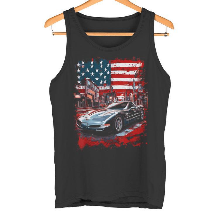 Voiture Deport Deoiture Deport Deoiture De 5E Génération Drapeau Américain Personnalisé Usa Débardeur e