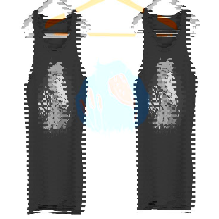 Vxl ハシビロコウ 鳥類 鳥類学者 ホエールビル 動物 タンクトップ