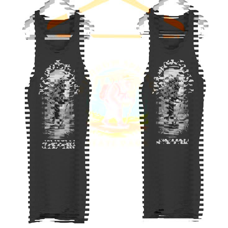 Withrow Springs State Park Arkansas AR Hiking Bear Tank Top