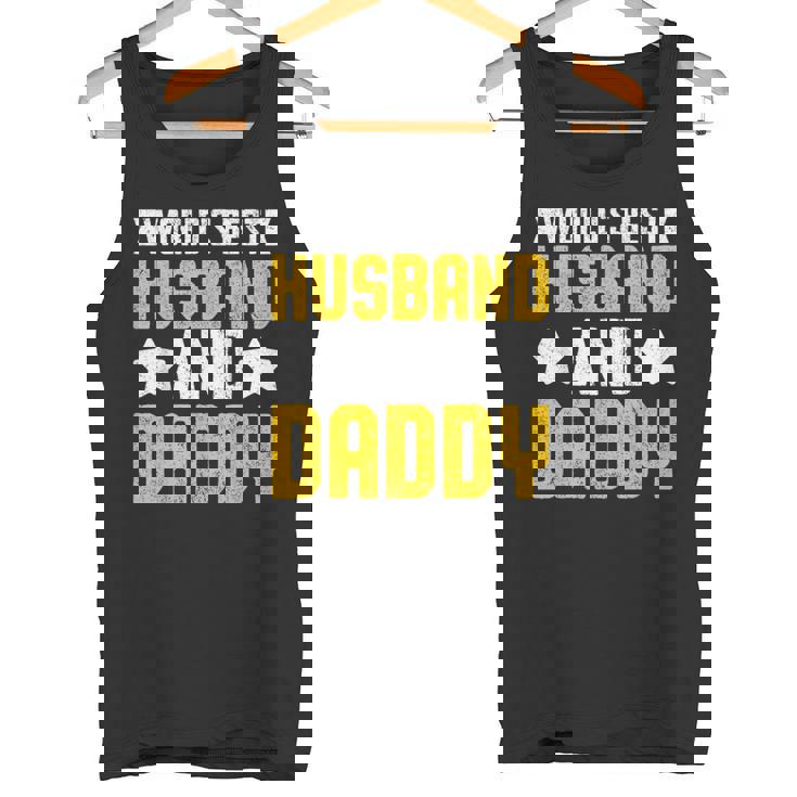 World's Best Husband And Daddy レトロ ヴィンテージ インスピレーション タンクトップ