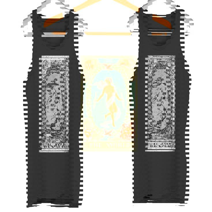 The World タロットカードtシャツ、The World タロットカードtシャツ、 タンクトップ