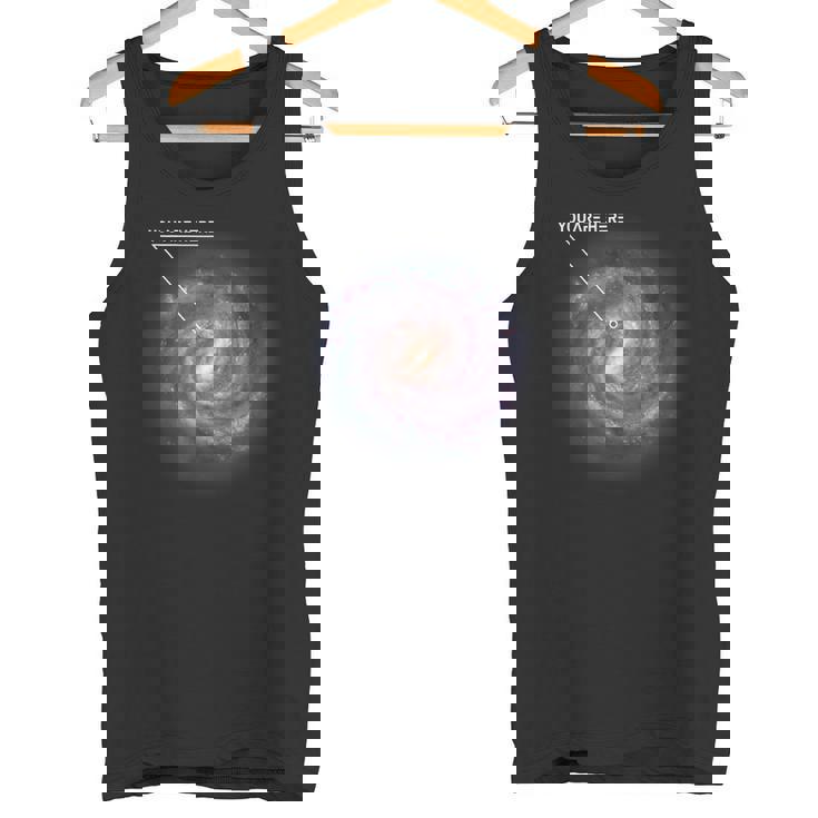 You Are Here 銀河 天文学 天の川 宇宙 サイファイ タンクトップ