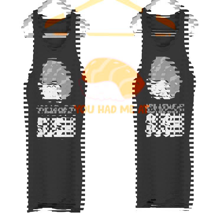 You Had Me At 寿司大好き サーモンにぎり サーモン寿司 タンクトップ