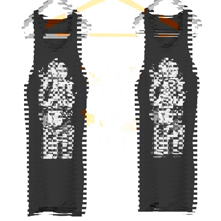 「No Cats No Life」 母の日 バレンタインデー 猫 母 タンクトップ