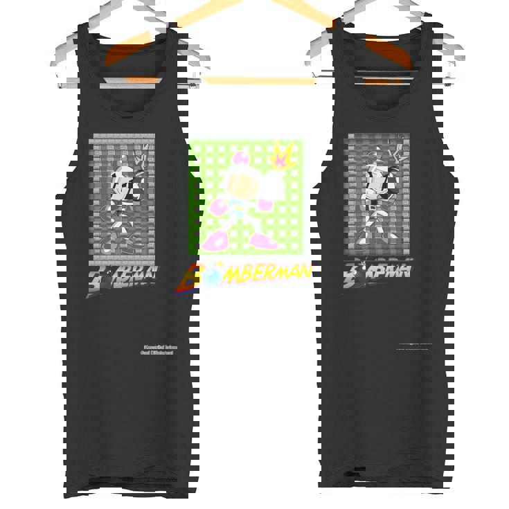 「ボンバーマン」白ボン（D） 長袖tシャツ タンクトップ