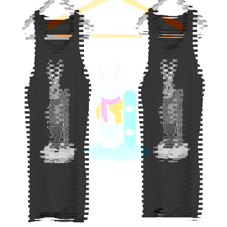 うさぎ スノーボーダー スノーボード スポーツ タンクトップ