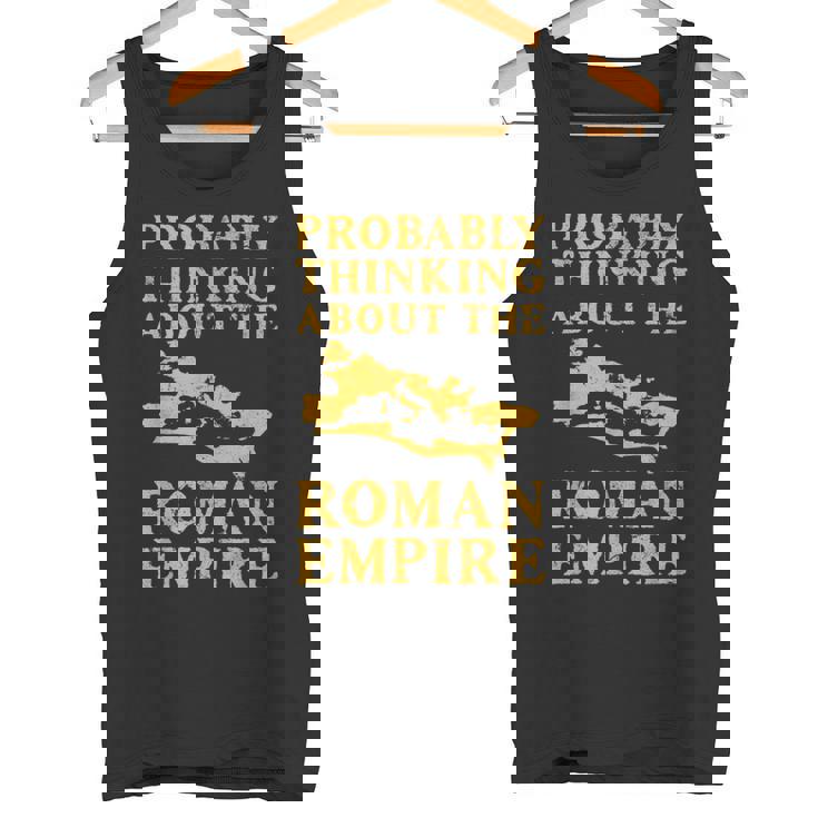 おそらくローマ帝国について考える 古代ローマ地図 タンクトップ