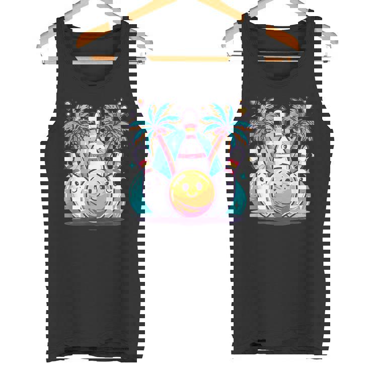 かわいいボウリングアート I キッズボウリング タンクトップ