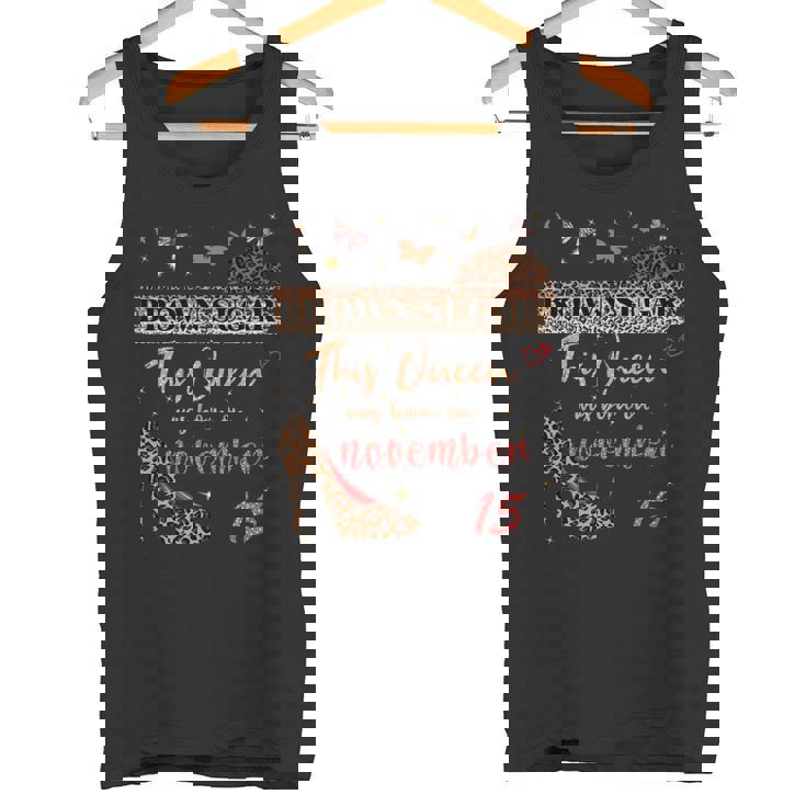 この女王は11月15日の誕生日ブラウンシュガーで生まれました。 長袖tシャツ タンクトップ