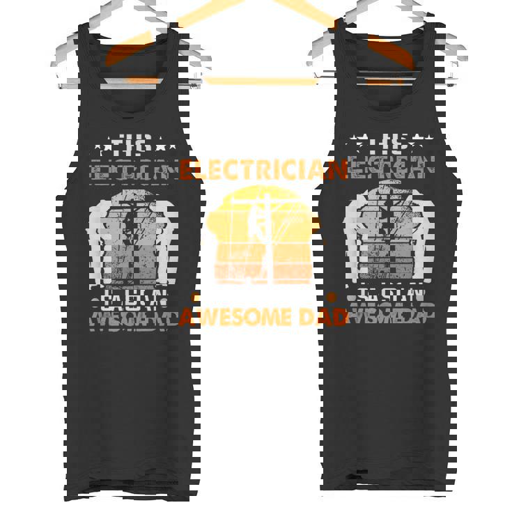 メンズ この電気屋さんは、すごいお父さん電気屋さんでもあります タンクトップ