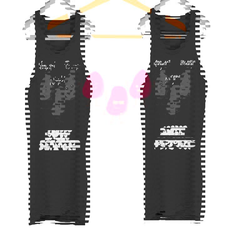 さつまいもを称賛する面白いさつまいもギャング タンクトップ