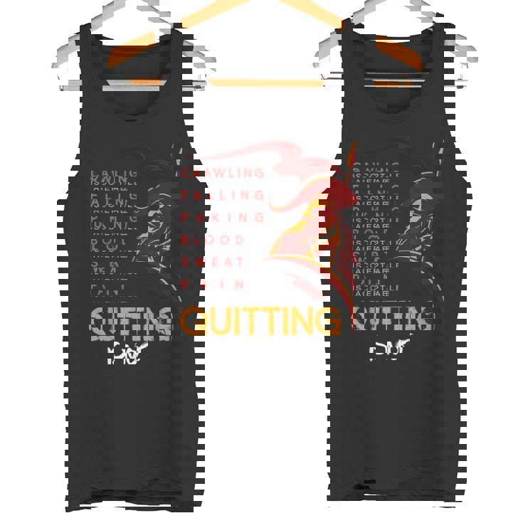 やめることは許されない スパルタンとマッドレース タンクトップ