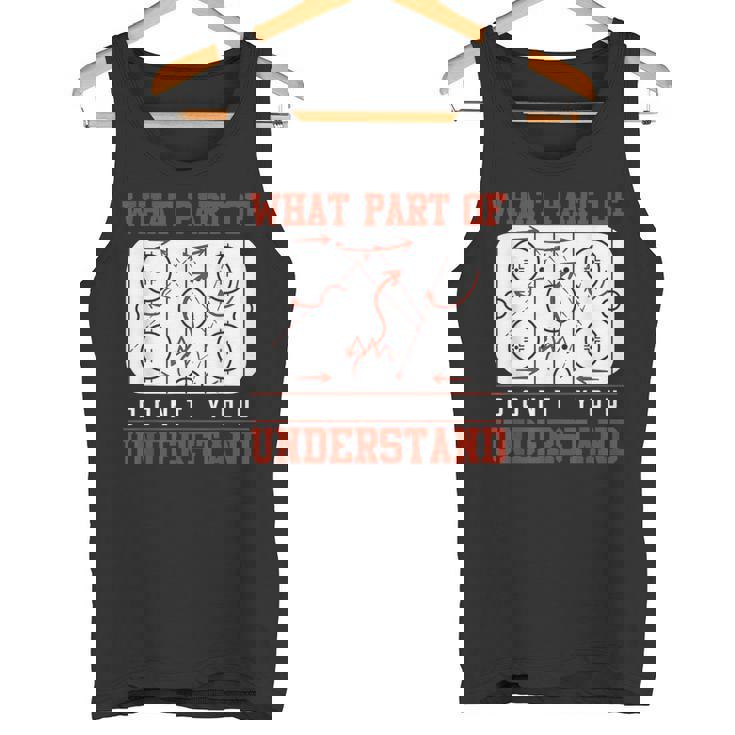 アイスホッケー タクティカルコーチ 面白いギフト アイスホッケー タンクトップ