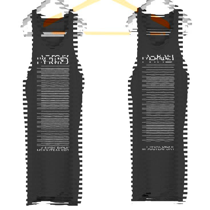 アイロンをかけたバンドシャツ 音楽ファンのポストパンク ニューウェーブ 面白い タンクトップ