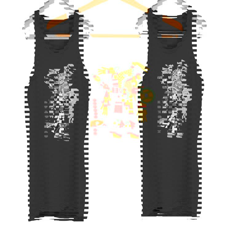 アステカ人、インカ人、メキシコの芸術彫刻マヤマヤン タンクトップ