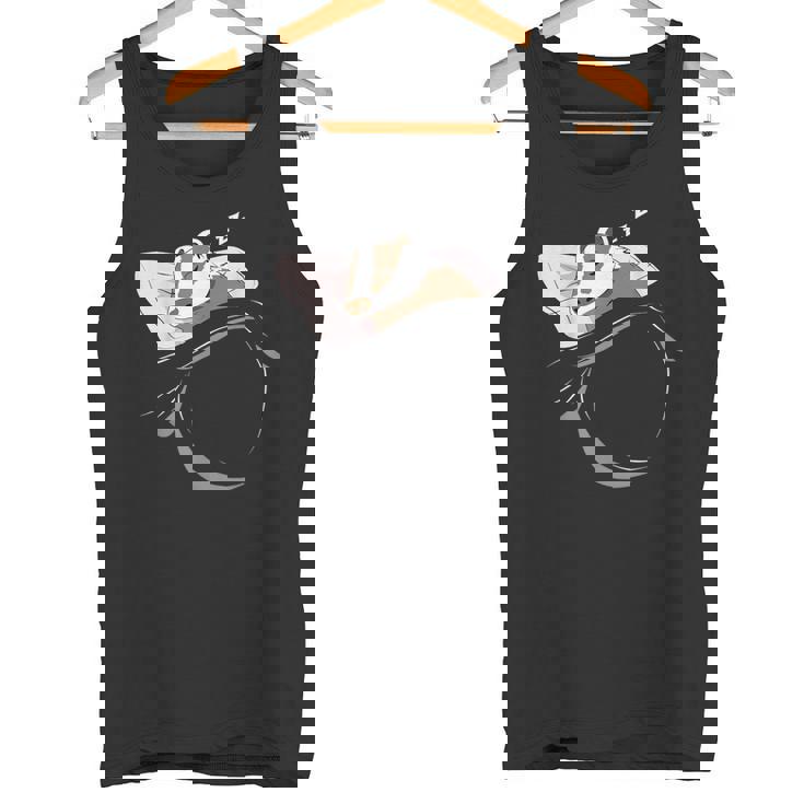 アナグマ 寝る動物 パジャマ お昼寝pj ギフト アナグマ タンクトップ