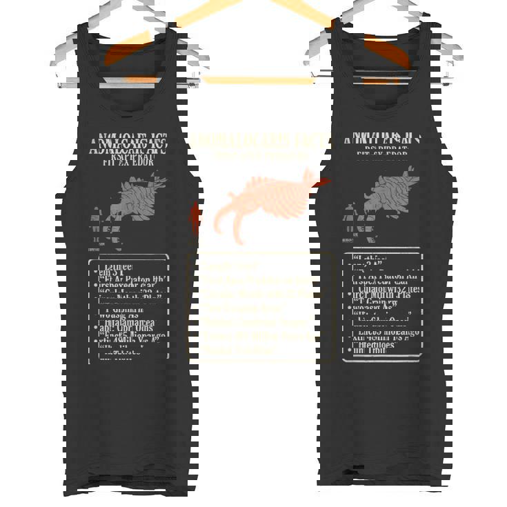 アノマロカリス 事実 最初の頂点捕食者 カンブリア紀 古生物 化石 科学 学習 進化 歴史 海洋 比較 タンクトップ